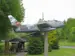replica sabre jet mounted on concrete pole