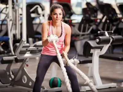 a person working out