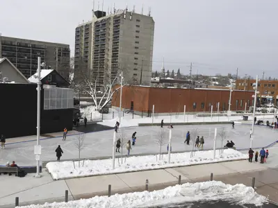Outdoor rink at Quaker Foods City Square
