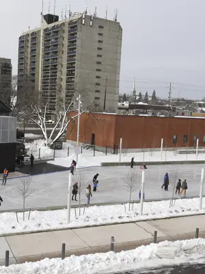 Outdoor rink at Quaker Foods City Square