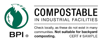 BPI Compostable label and logo