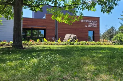 Peterborough Museum & Archives on a sunny, summer day. 